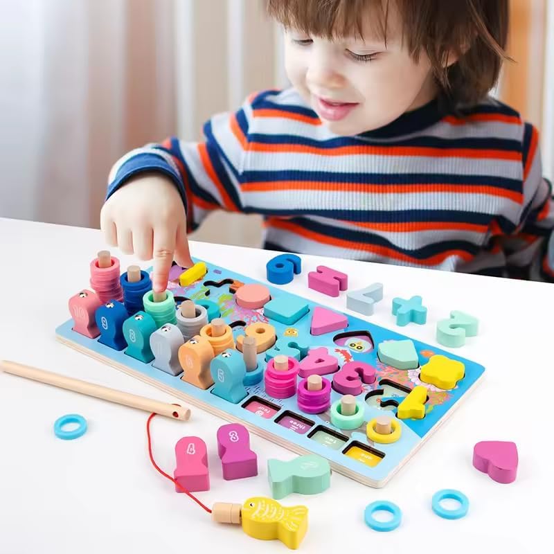 Wooden Learning Log Board